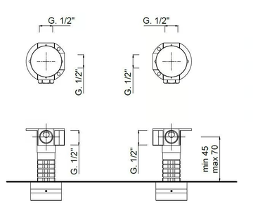 MYRING - FMR0115 - Wall-mounted remote control tap by Rubinetteria Giulini - view 3